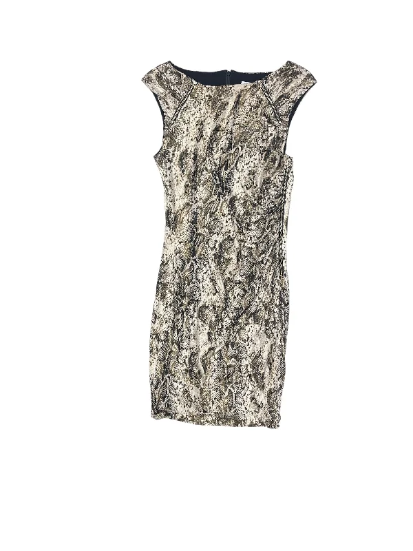Super Sale Snakeskin Print Dress Party Short Cache, Size M
