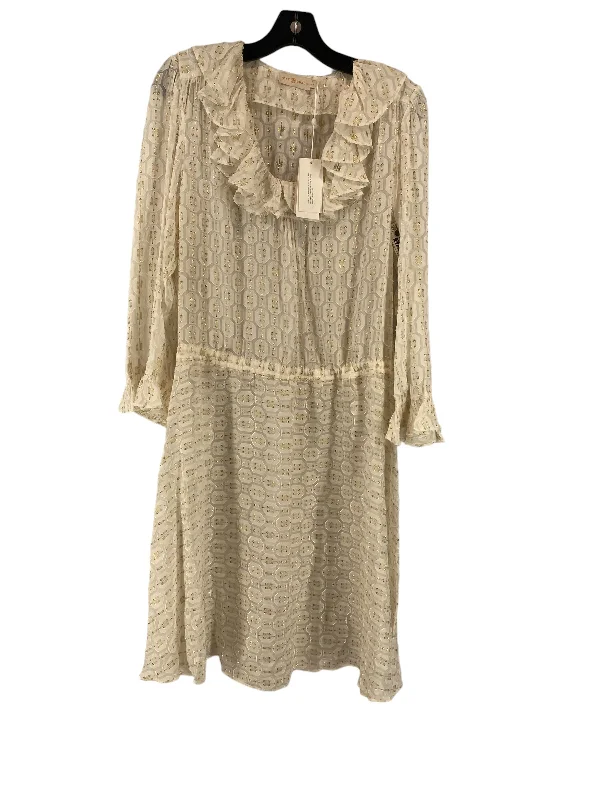 Super Bargain Cream Dress Party Midi Tory Burch, Size S