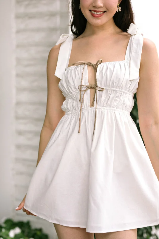 Great Deals Cleo Tie Front Mini Dress