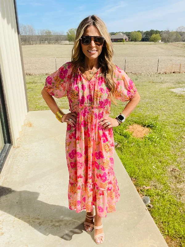 Value Deals FLORAL FUN DRESS