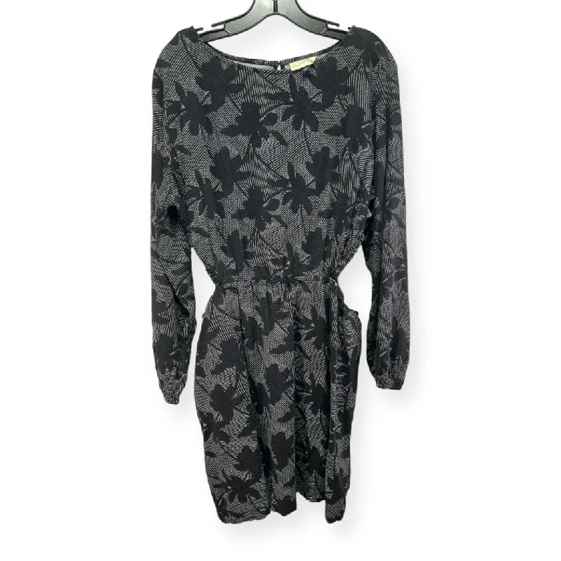 Markdown Madness Balloon Sleeve Cut Out Linen A-Lin Dress Universal Thread, Size XXL