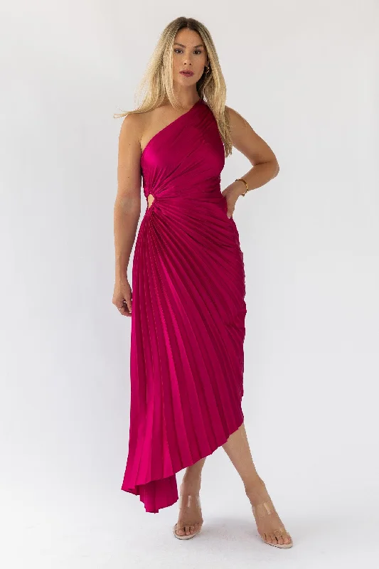 Steals and Deals Monroe Magenta Maxi Dress - Final Sale