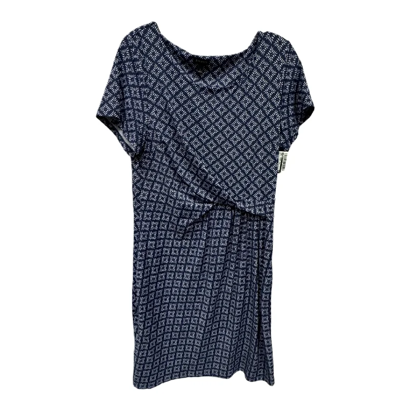 Reduced Prices Blue Dress Casual Midi By Talbots, Size: L