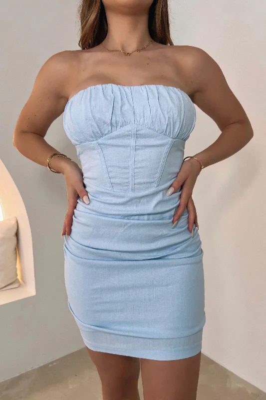 Can't Be Beat THINKING YOU DRESS - BLUE