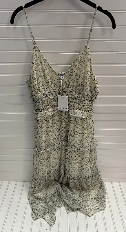 Deal Mania Grey & Yellow Dress Casual Short Walter Baker, Size M