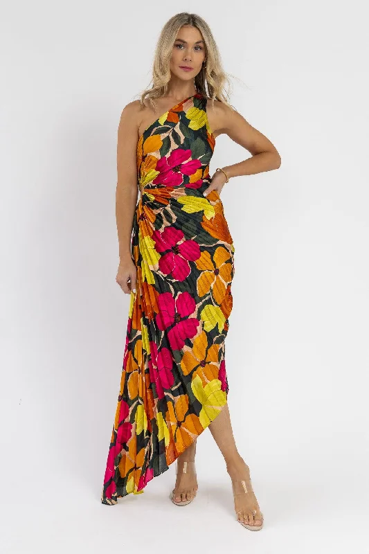 Unmissable Offer Monroe Pink Floral Maxi Dress - Final Sale