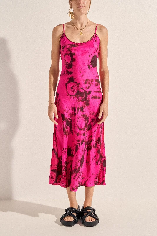 Exclusive Preview Talos Hand Dyed Silk Slip Dress