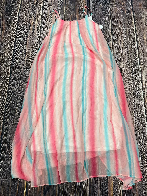 Quick Sale Pink Dress Casual Maxi Pink Lily, Size M