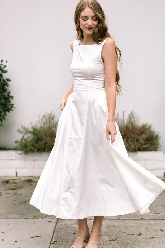 Steals and Deals Claudia Flare Midi Dress