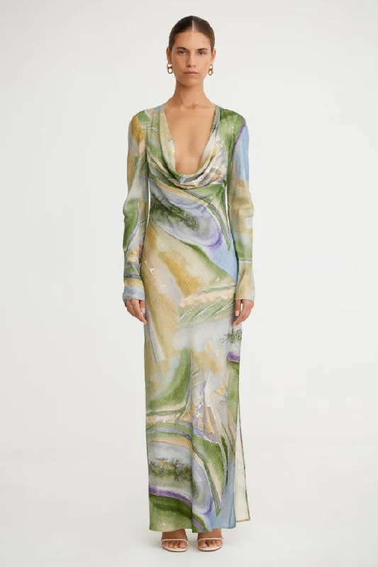 Overstock Bianca Long Sleeve Dress