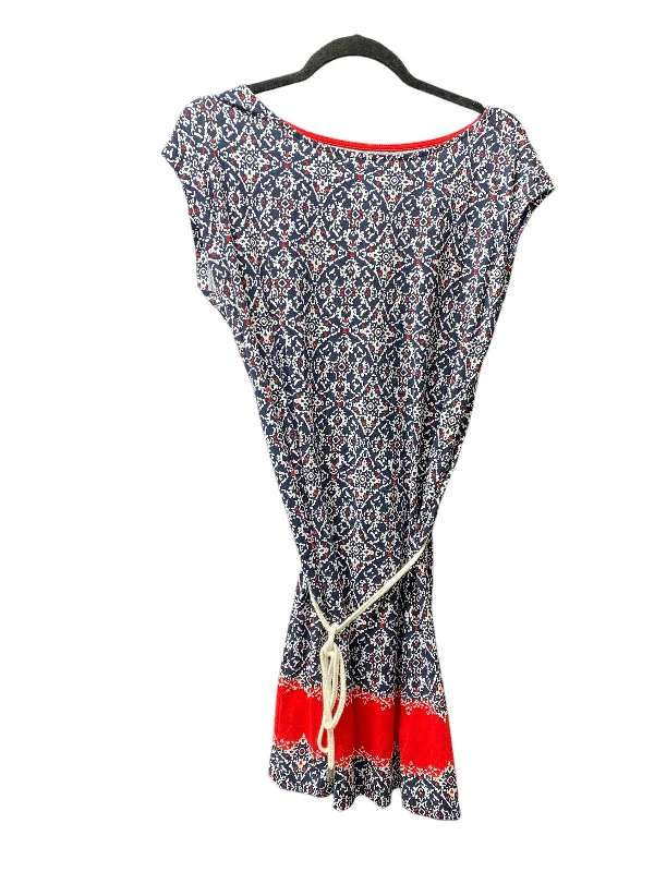 Extra Discounts Blue Red & White Dress Casual Short Nautica, Size S