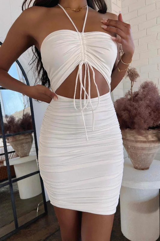 Best Seller SEDUCTRESS DRESS - WHITE