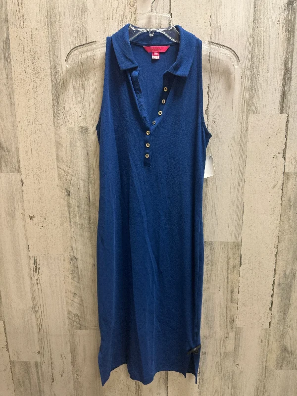 Discount Days Blue Dress Casual Short Lilly Pulitzer, Size Xs