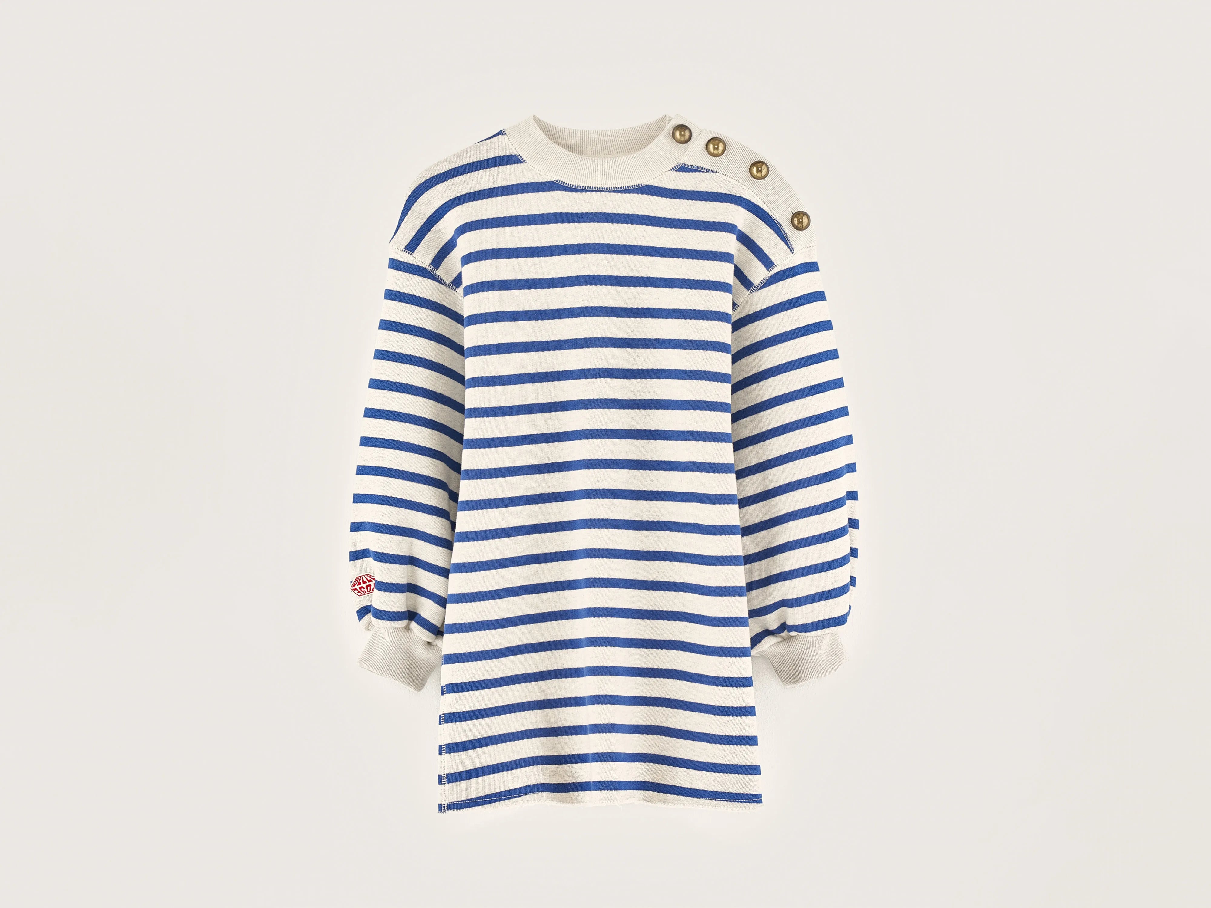 Online Only Francy sweatshirt dress (242 / G / STRIPE A)