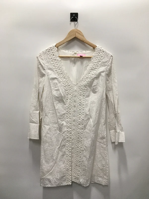 Special Price White Dress Casual Short Lilly Pulitzer, Size M