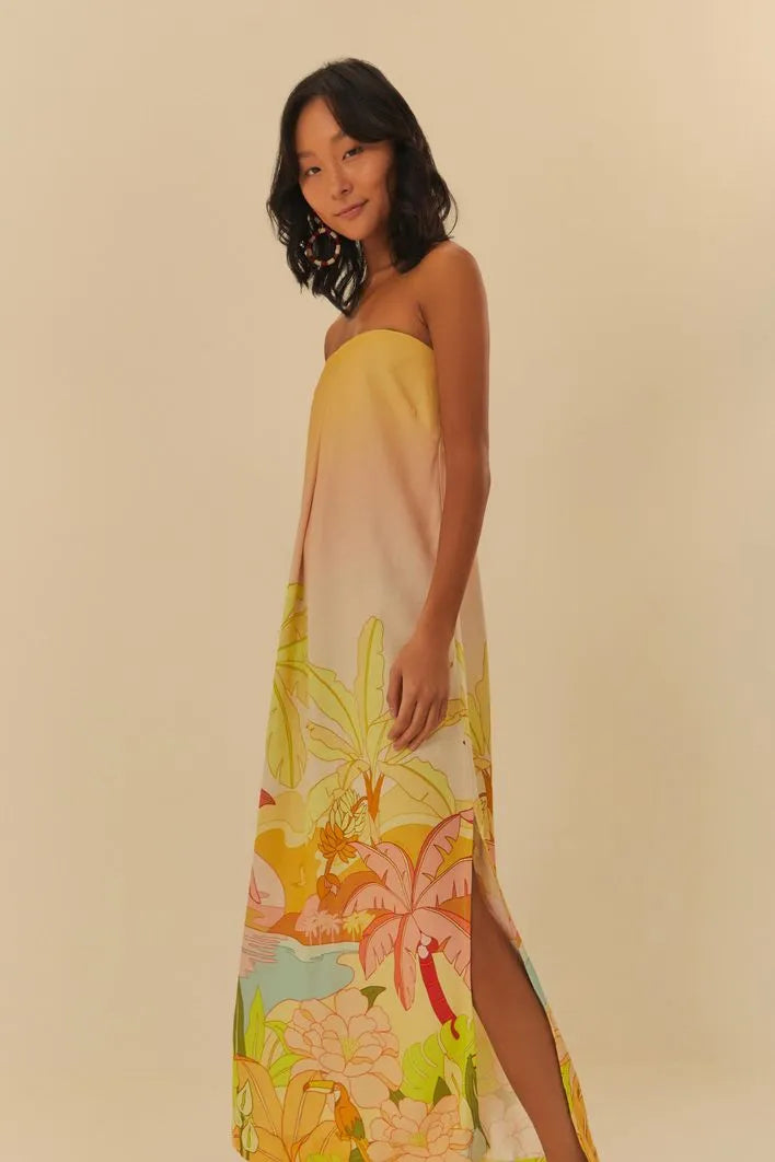 Discount Deals Vestido Longo Luau Das Onças