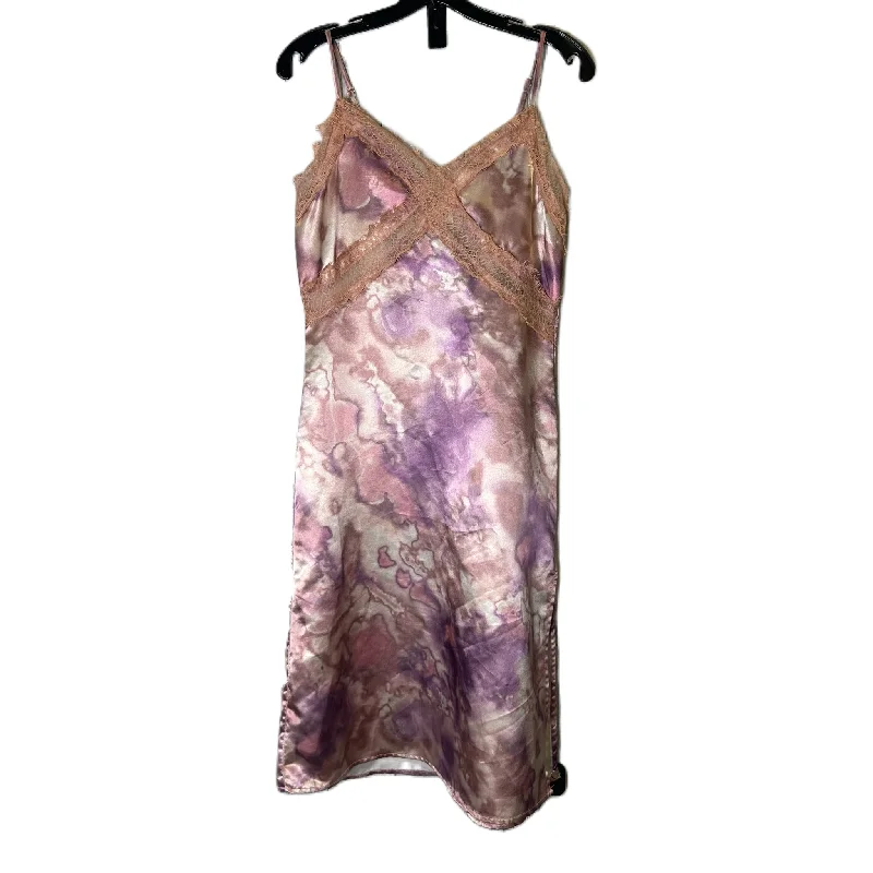 Super Bargain Purple Dress Casual Midi By Clothes Mentor, Size: S