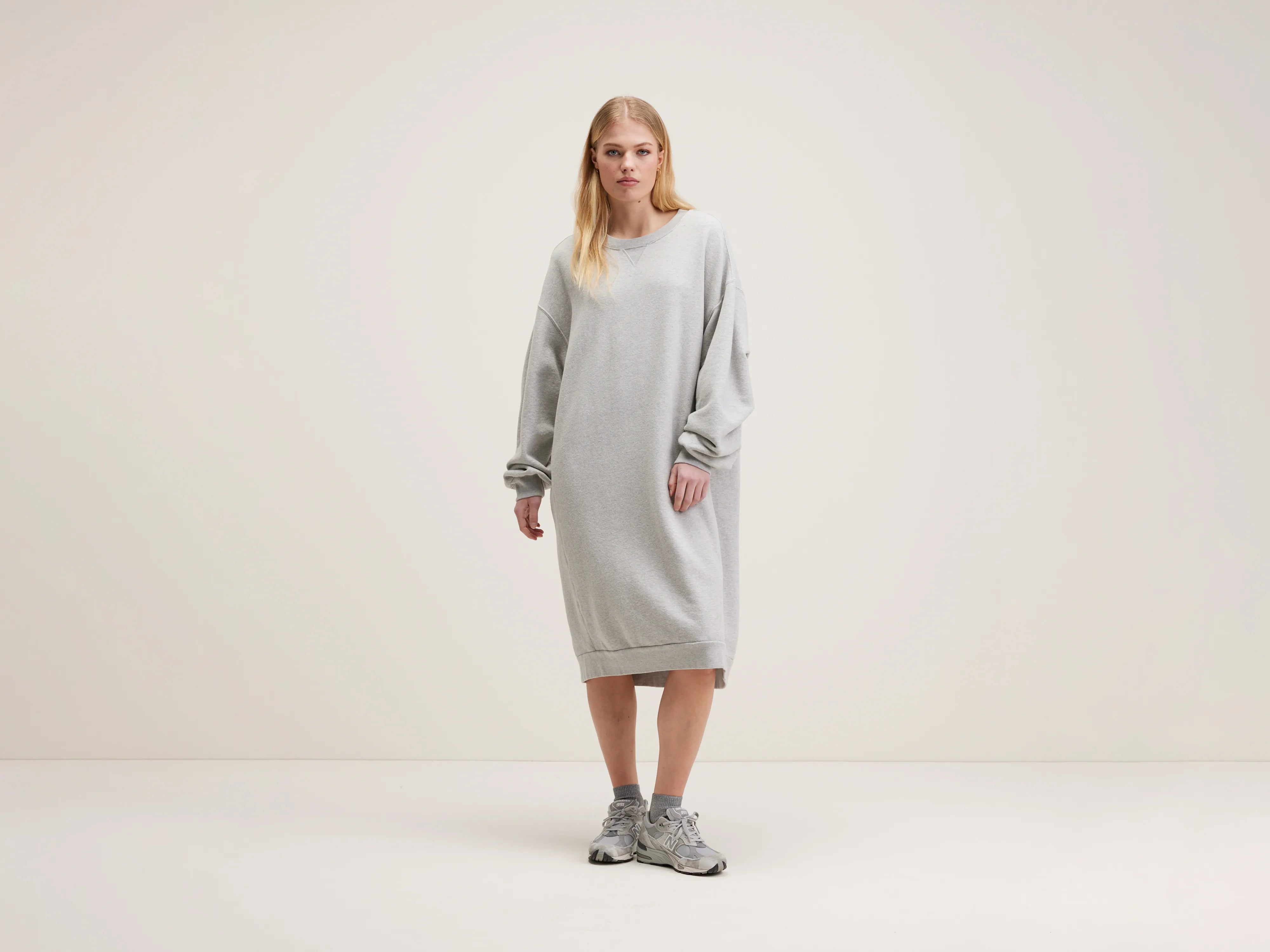 Stock Clearance Vrizzie sweatshirt dress (242 / W / H. GREY)