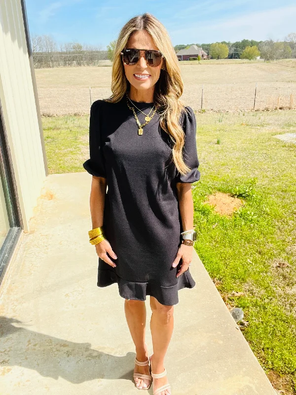 Limited Availability SWEET REMINDER DRESS- BLACK