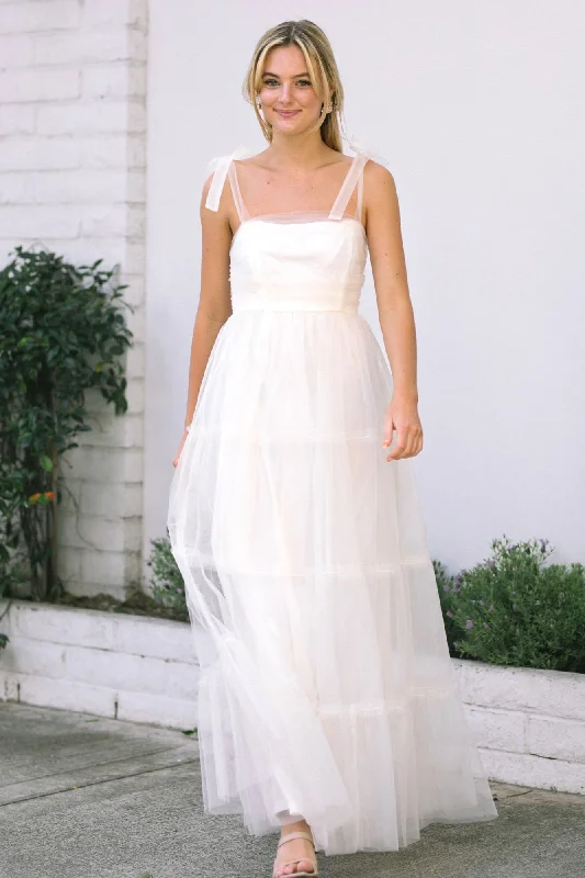 Final Markdown Michaela Tulle Maxi Dress