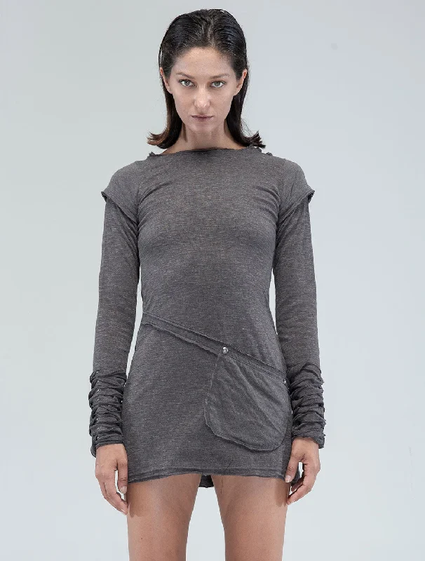 Online Only Iggy Long Sleeves Mini Dress
