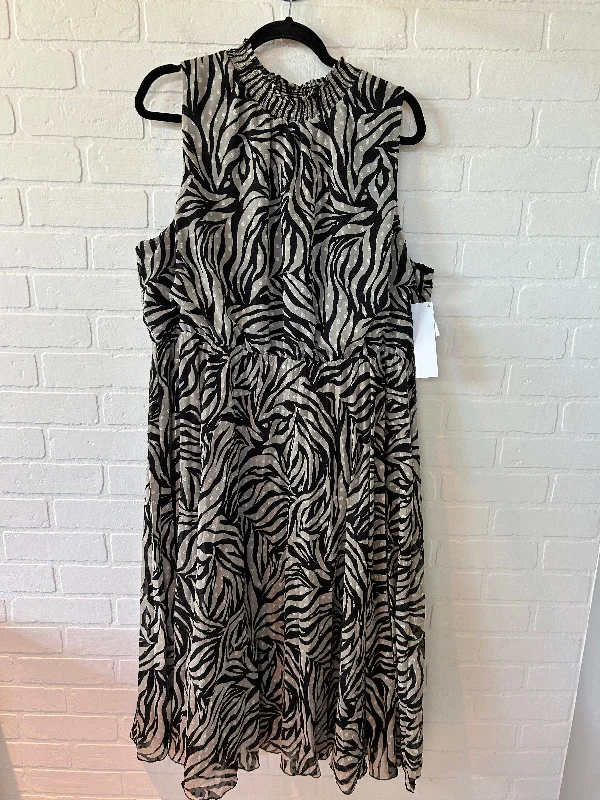 Year-End Clearance Black & Cream Dress Work Banana Republic, Size 1x