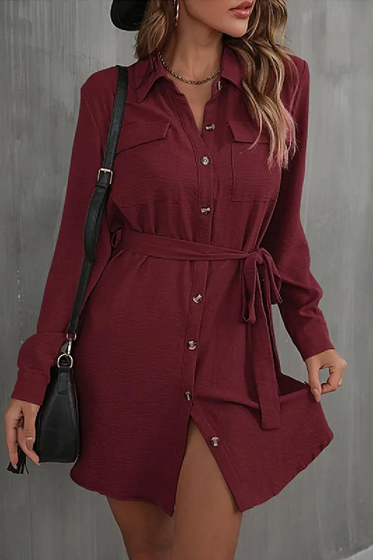 Early Access BUTTON DOWN DANDY SHIRTS DRESS