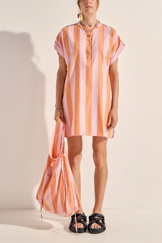 Price Break Athena Xora Stripe Tunic Dress