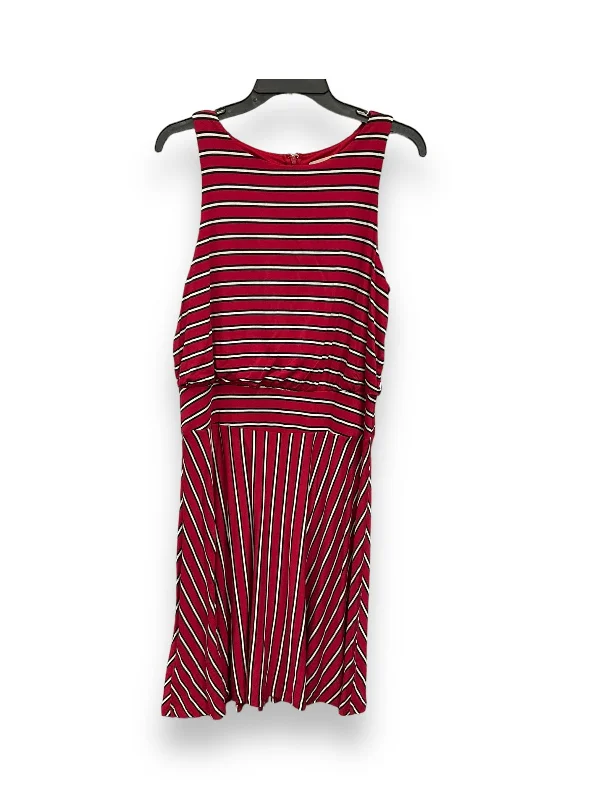 The Best Prices Red Dress Casual Short Loft, Size M