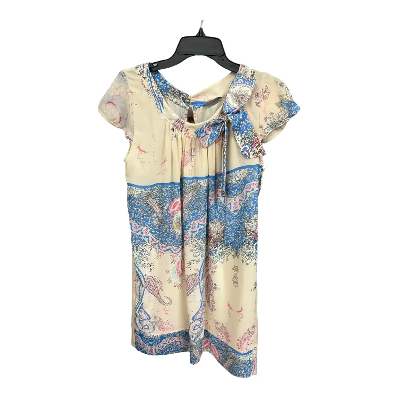 Online Specials Paisley Print Dress Casual Short Cma, Size L
