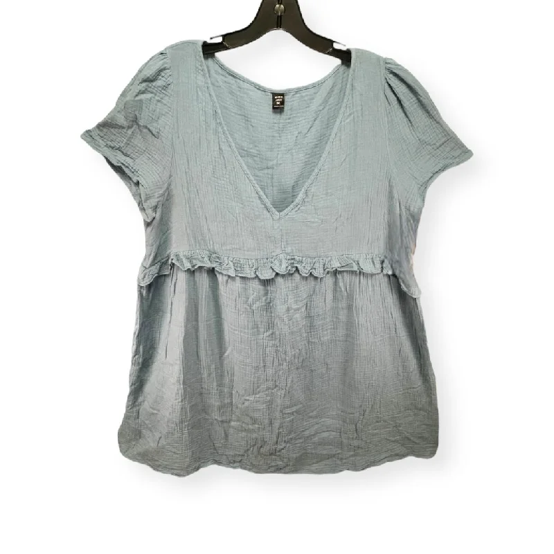 Limited Time Offer Blue Dress Casual Midi Shein, Size 3x