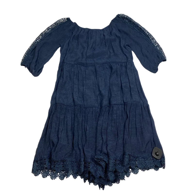 Today's Special Navy Dress Casual Short Clothes Mentor, Size S
