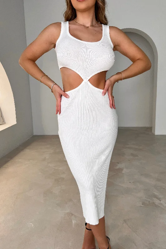 Crazy Deals TAMRYN DRESS - WHITE