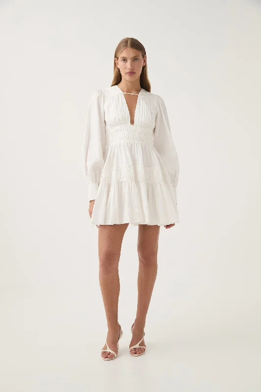 Price Blitz Fallingwater Ruched Mini Dress
