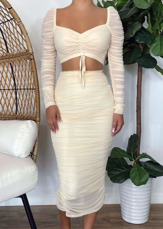 Online Exclusive Mermaid Prom Dress , Prom outfits Long Sleeves Party Gown,DS4550