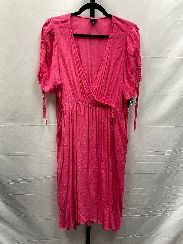 Extra Savings Pink Dress Casual Midi Torrid, Size 1x