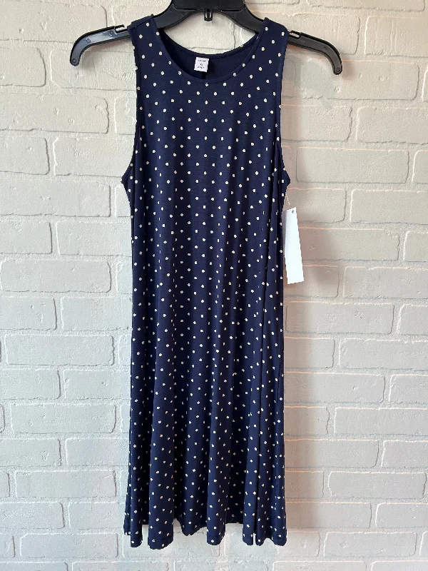Low Prices Blue & White Dress Casual Short Old Navy, Size Xs
