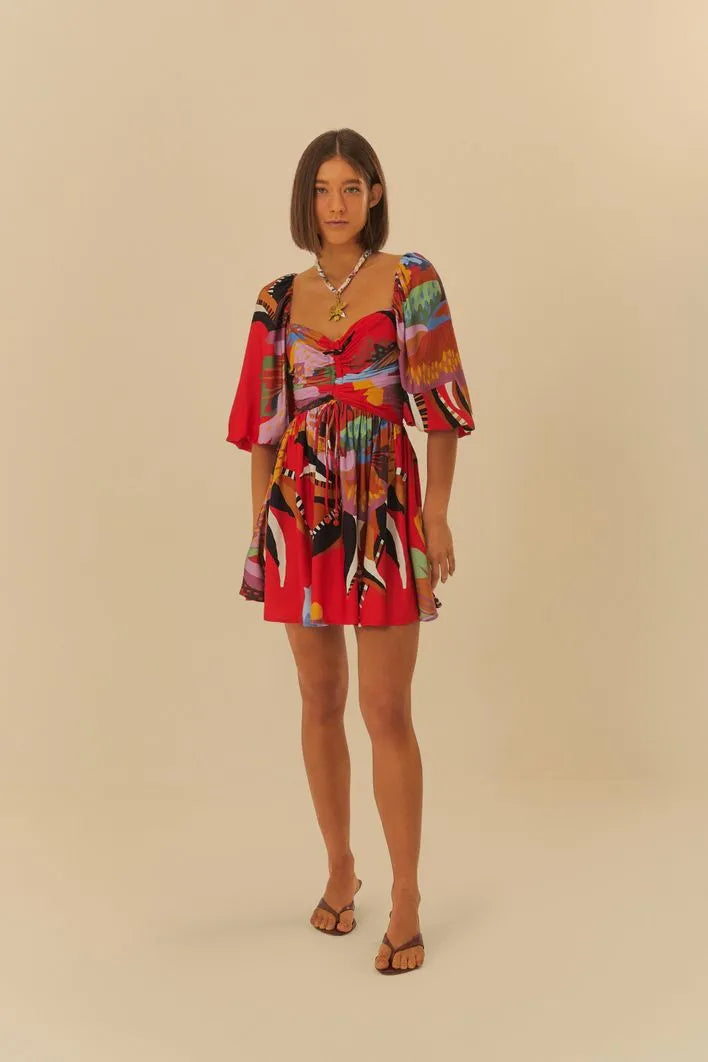 Buy Now Vestido Curto Floral Lucia