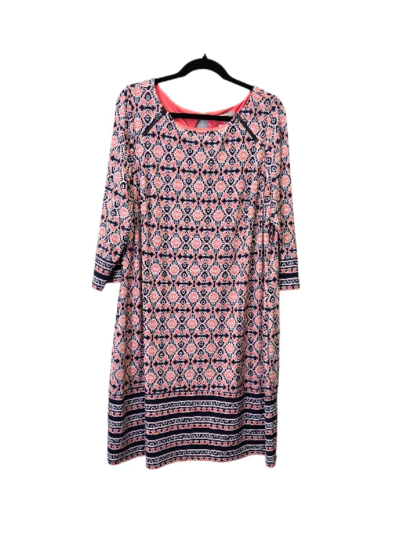 Huge Discounts Blue & Orange Dress Work 41 Hawthorn, Size 2x