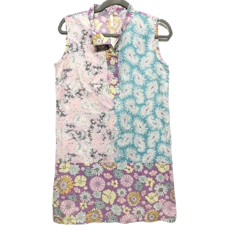 Act Fast Purple Dress Casual Short Uncle Frank, Size S