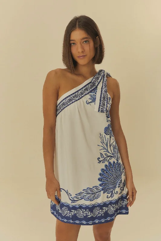 Markdowns Vestido Curto Alca Jardim de Concha E