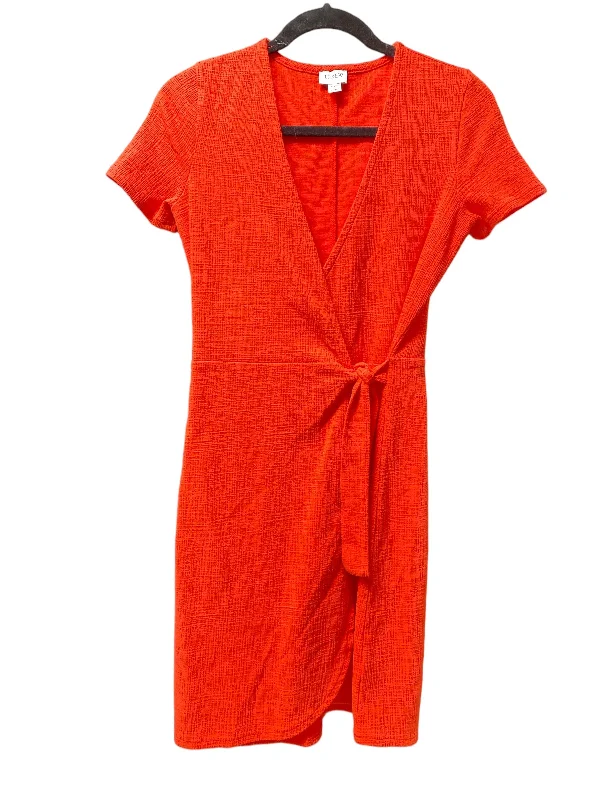 Mega Deal Orange Dress Casual Short J. Crew, Size Xxs