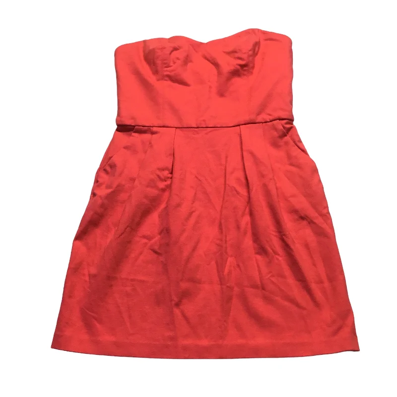 Quick Sale Orange Dress Party Short Amanda Uprichard, Size L