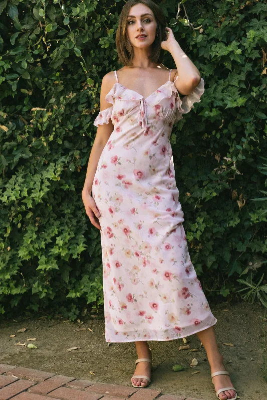 Mega Sale Kimberly Ruffled Floral Dress