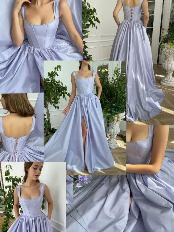 Today Only Modest Evening Dress Custom Made Satin Prom Dresses,DS4779
