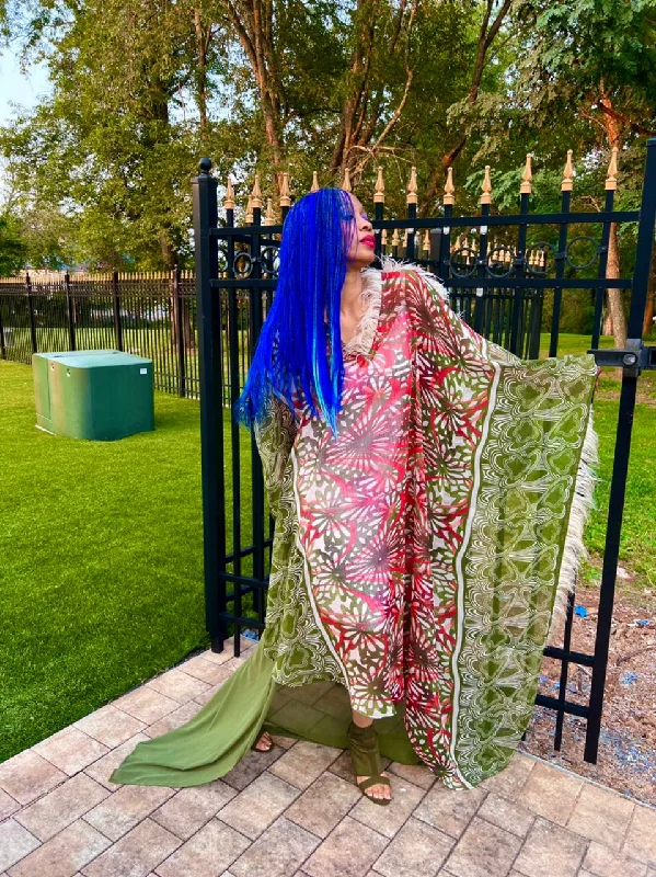Don't Miss Marrakesh Empress Dress with Plumage Detail