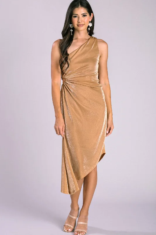 Deep Discounts Clementine One Shoulder Dress