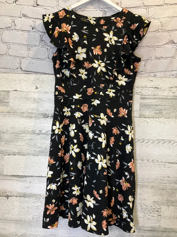 Don't Wait Black Dress Casual Midi I Jeans By Buffalo, Size L