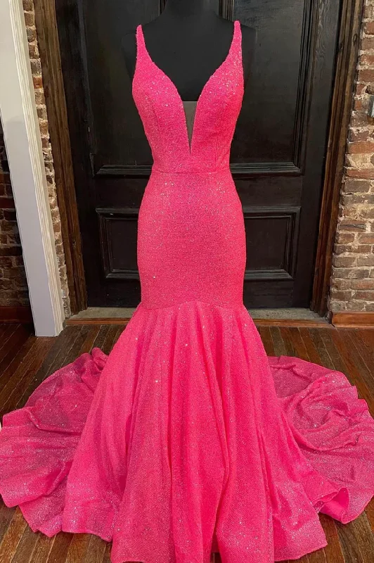 Warehouse Sale Mermaid sequins long prom dress evening dress,DS4729