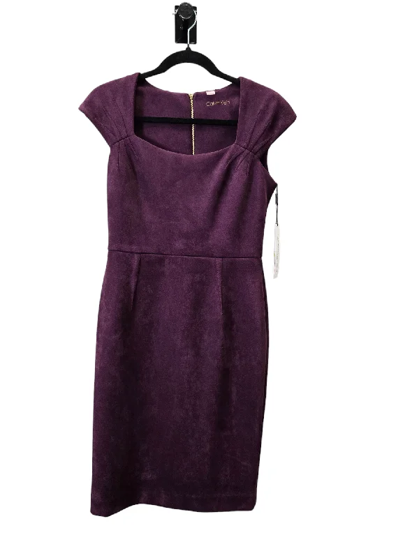 Crazy Deals Purple Dress Work Calvin Klein, Size S